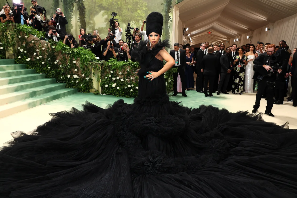 Cardi B attends the 2024 Met Gala.