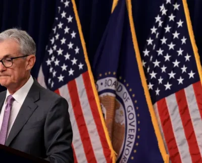 U.S. Federal Reserve Chair Jerome Powell holds a press conference following a two-day meeting of the Federal Open Market Committee on interest rate policy in Washington, U.S., July 31, 2024.