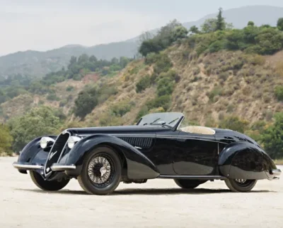 The 1938 Alfa Romeo 8C 2900B Lungo Spider