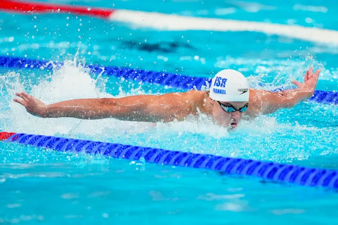 men swimming