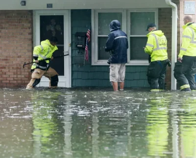 Flooding Devastates Connecticut