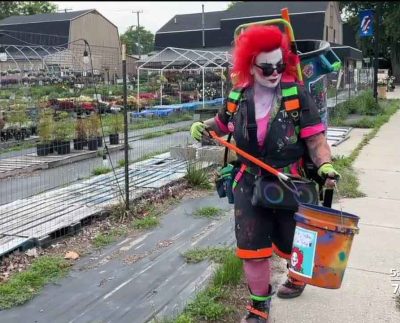 Meet "Trash the Clown": An Unconventional Hero Cleaning Up Her Hometown